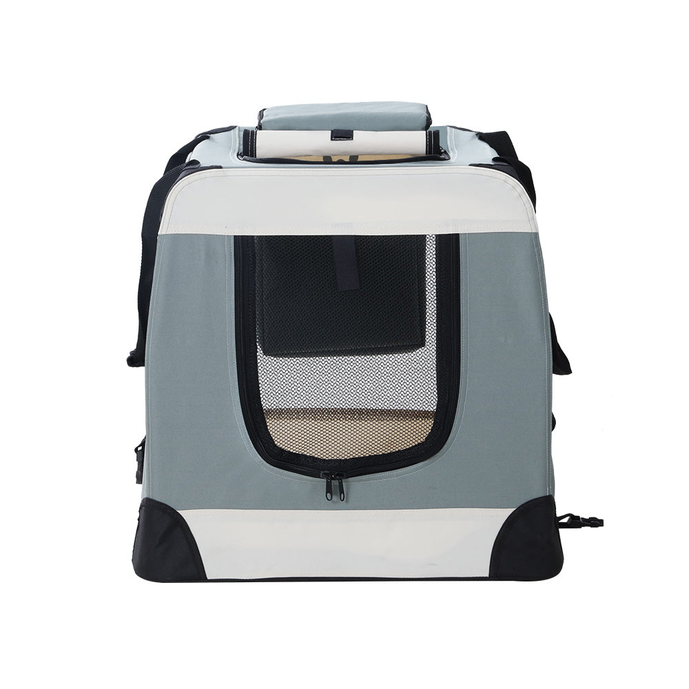 i.Pet Pet Carrier Soft Crate Dog Cat Travel 70x52CM Portable Foldable Car Large (FREE AU SHIPPING)