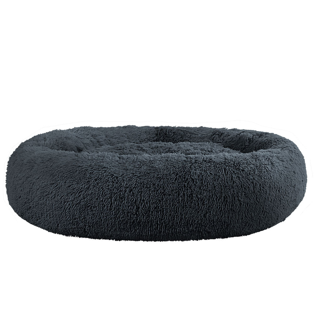 i.Pet Pet Bed Dog Cat 110cm Calming Extra Large Soft Plush Dark Grey (FREE AU SHIPPING)