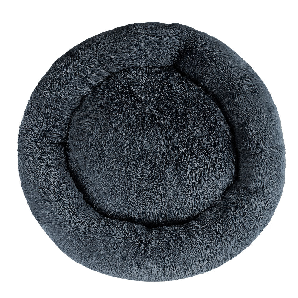 i.Pet Pet Bed Dog Cat 110cm Calming Extra Large Soft Plush Dark Grey (FREE AU SHIPPING)