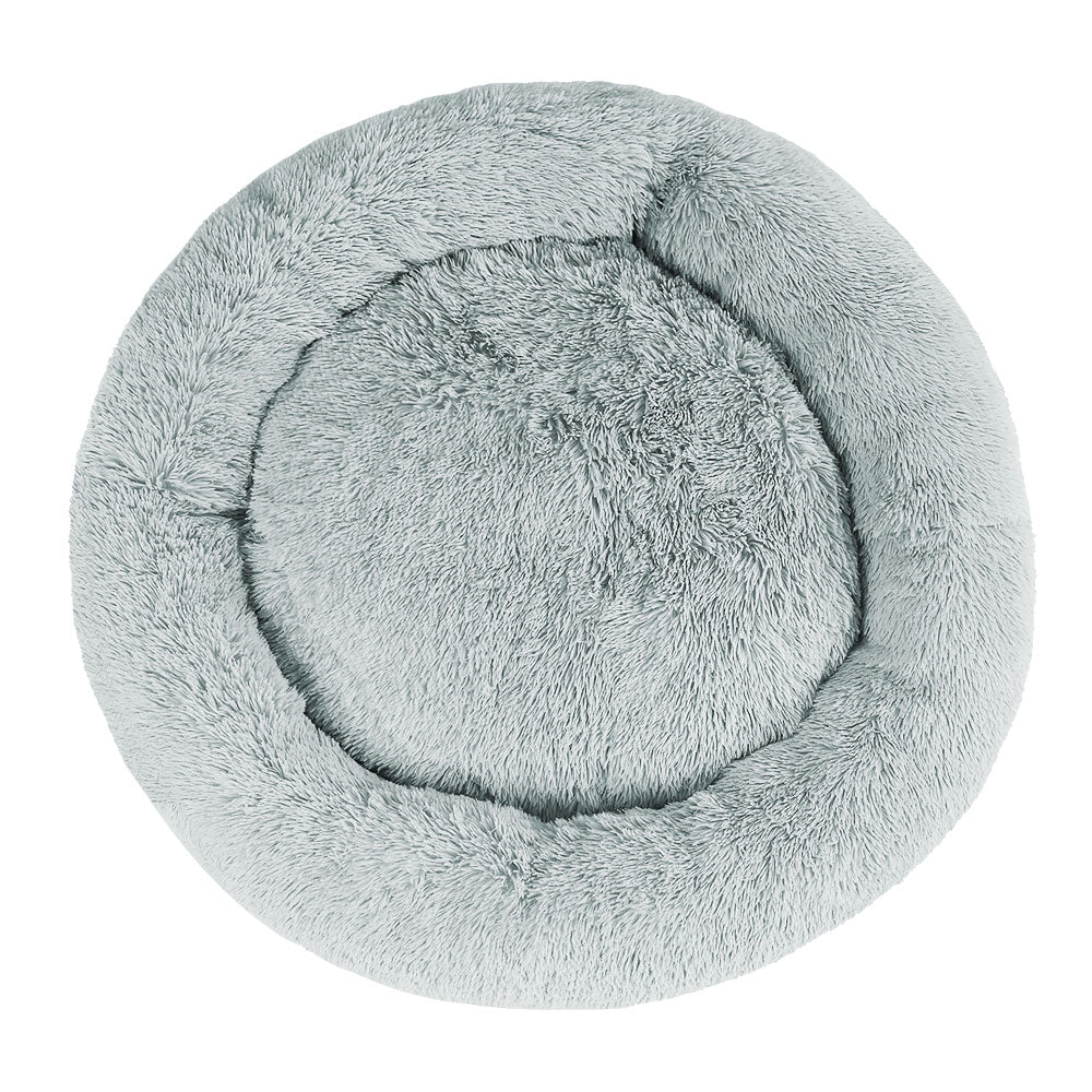i.Pet Pet Bed Dog Cat 110cm Calming Extra Large Soft Plush Light Grey (FREE AUSHIPPING)
