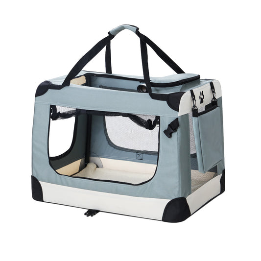 i.Pet Pet Carrier Soft Crate Dog Cat Travel 70x52CM Portable Foldable Car Large (FREE AU SHIPPING)