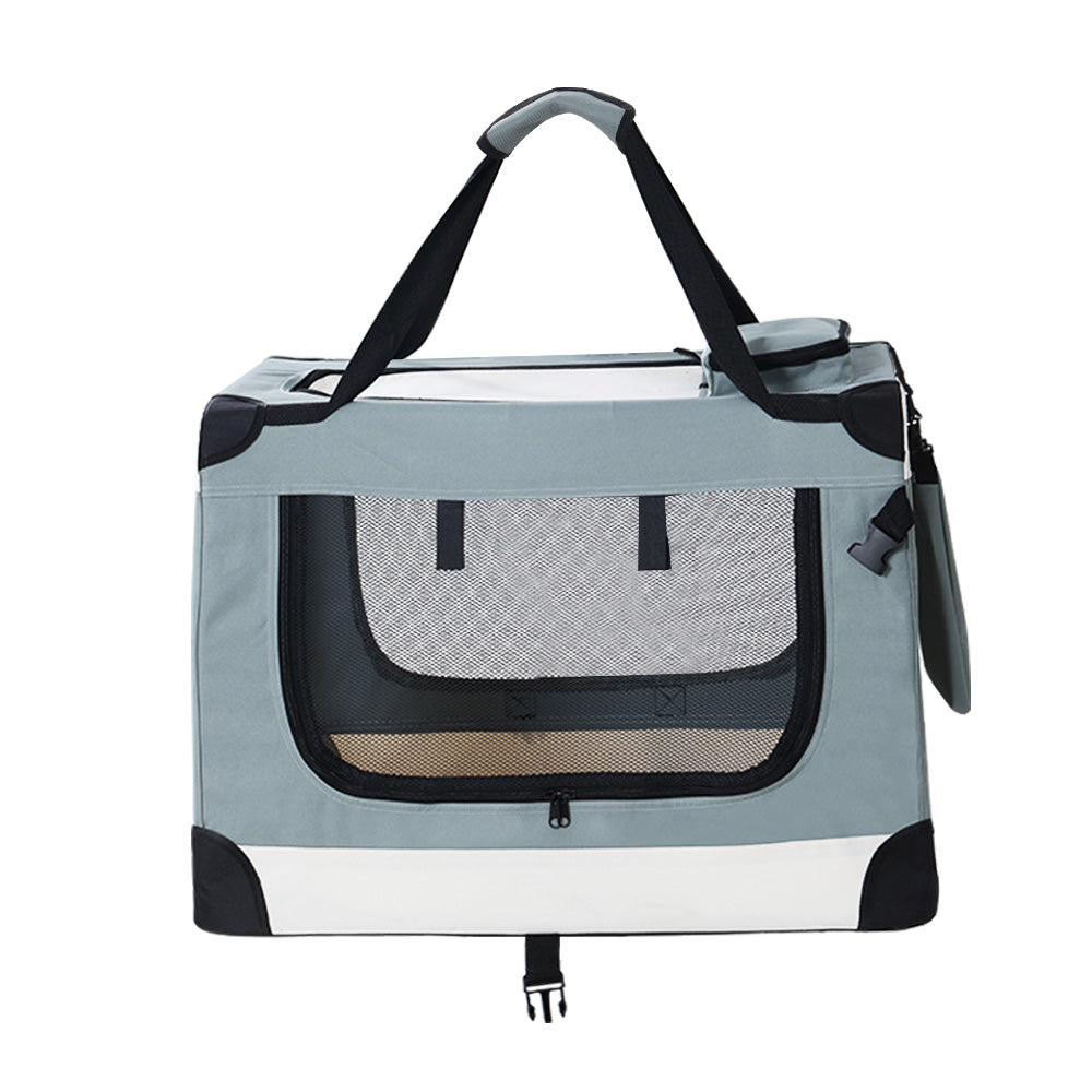 i.Pet Pet Carrier Soft Crate Dog Cat Travel 70x52CM Portable Foldable Car Large (FREE AU SHIPPING)