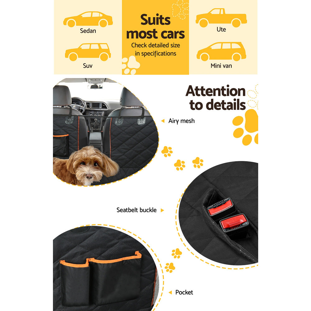 i.Pet Pet Car Seat Cover Dog Protector Hammock Back Waterproof Belt Non Slip Mat (FREE AU SHIPPING)
