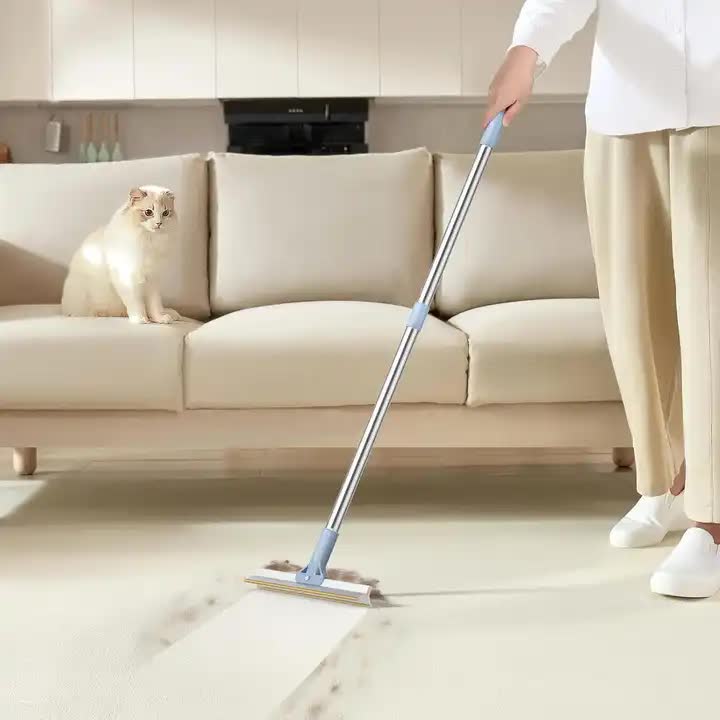 Pet Hair Removal Tool Set - Multi-Purpose Sweeper with Scraper and Handheld Fur Remover  (FREE AU SHIPPING)