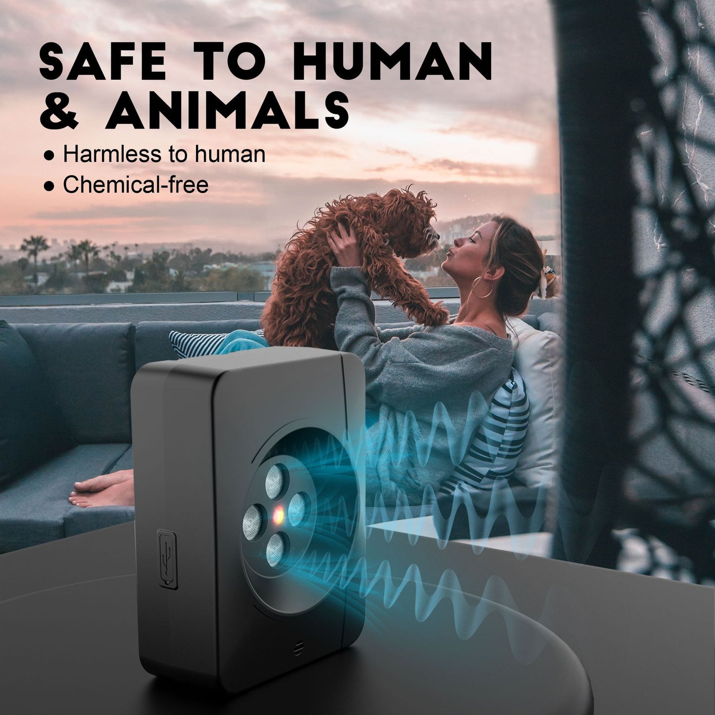 Ultrasonic Dog Bark Control Device – Smart Outdoor Anti-Bark and Dog Repellent Trainer (FREE AU SHIPPING)
